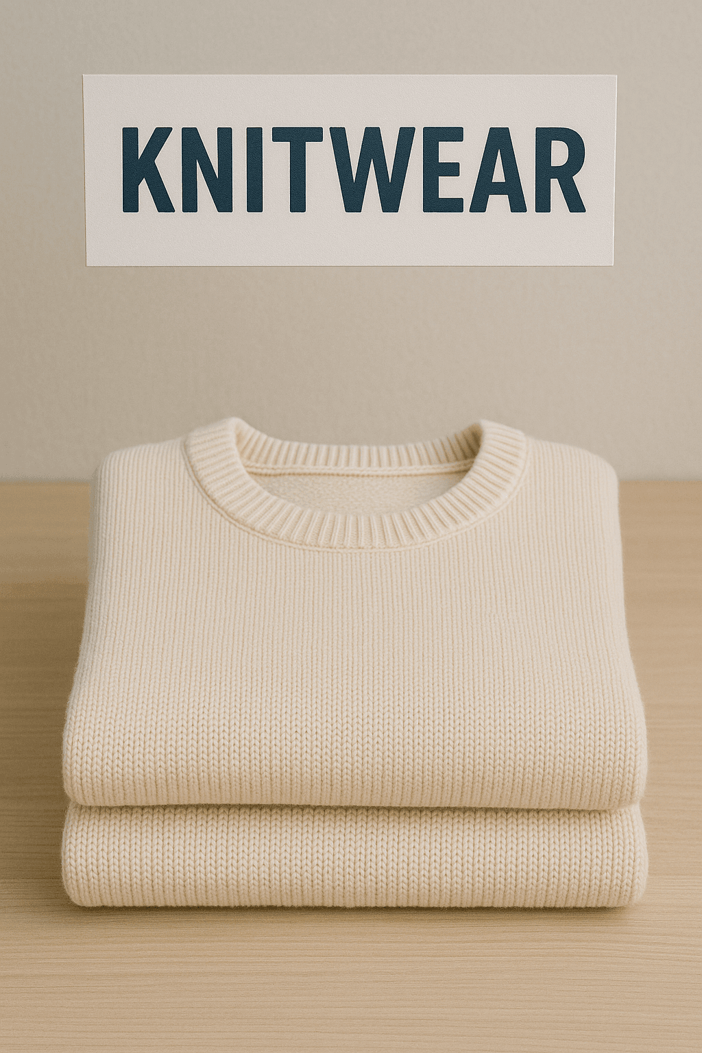 Computerized knitting machine producing knit fabric.